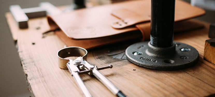 Tools on desk