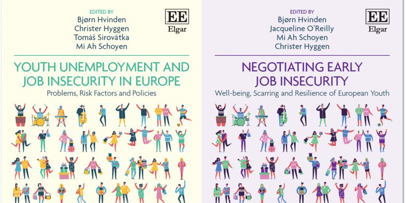 The book covers of the two books